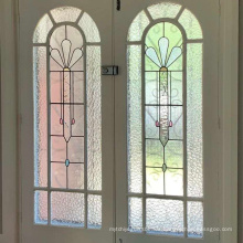 Good quality customized pattern flat stained glass for window and door decoration